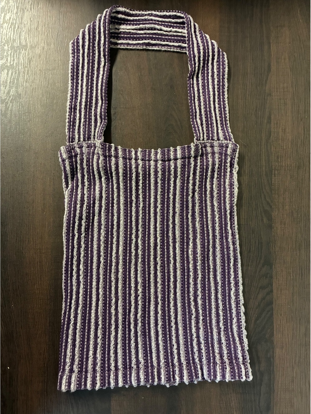 Intimately Free People XS/S Purple Gray Halter Bralette Y2K Textured Tank Top